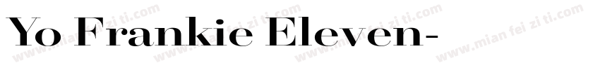 Yo Frankie Eleven字体转换